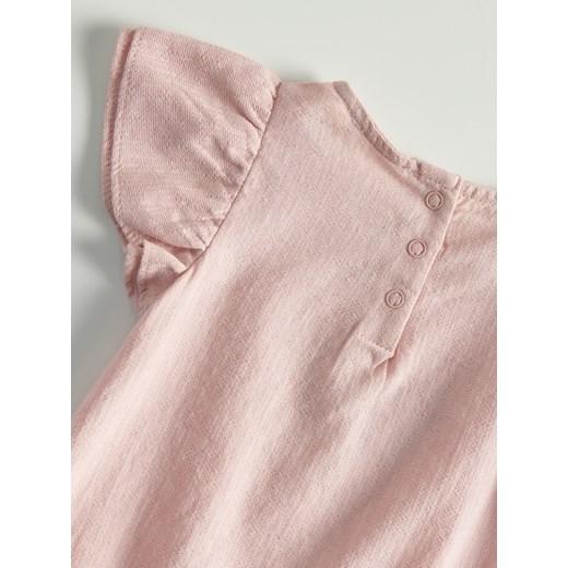 Reserved - Kombinezon z falbanami - Różowy Reserved 74 (6-9 m.) Reserved