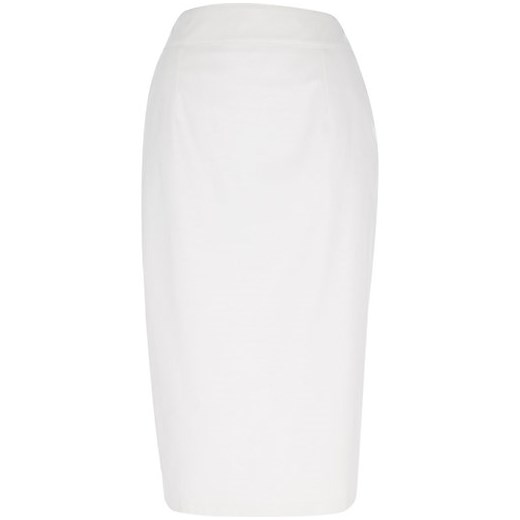 White croc leather-look pencil skirt river-island bialy crocsy