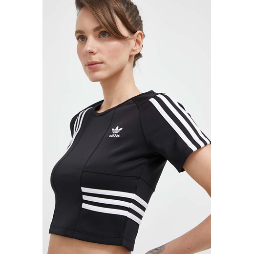 adidas Originals t-shirt damski kolor czarny ze sklepu ANSWEAR.com w kategorii Bluzki damskie - zdjęcie 156108261