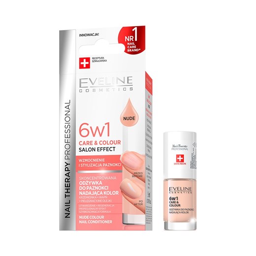 Skoncentrowana odżywka do paznokci nadająca kolor one size okazyjna cena Eveline Cosmetics