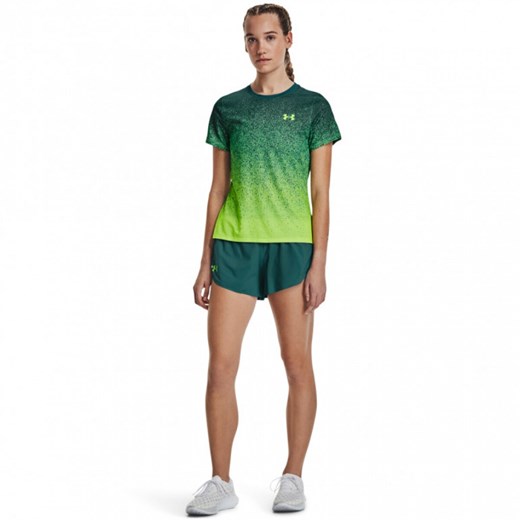 Damska koszulka do biegania Under Armour UA RUSH™ Run Short Sleeve - zielona Under Armour XL Sportstylestory.com