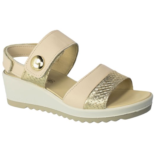 Sandały Igi&Co 3666222 Skórzane Capra Morbidone.Natu 37 okazyjna cena EuroButy.com.pl