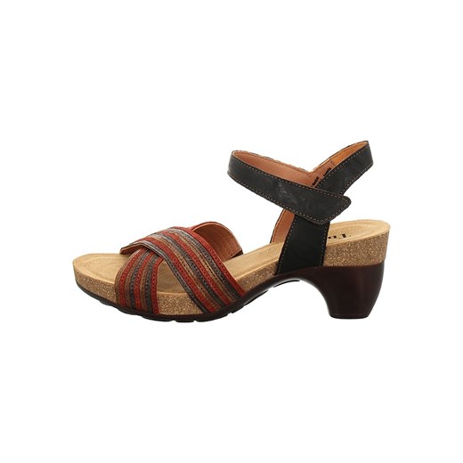 Skórzane sandały "Traudi" w kolorze czarnym ze wzorem Think! 42 promocyjna cena Limango Polska