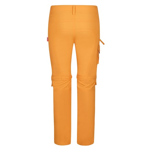 Spodnie trekkingowe Zipp-Off "Oppland"- Slim fit - w kolorze pomarańczowym Trollkids 128 wyprzedaż Limango Polska