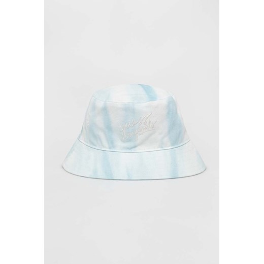 Guess Originals kapelusz kolor niebieski bawełniany ze sklepu ANSWEAR.com w kategorii Kapelusze męskie - zdjęcie 156138061