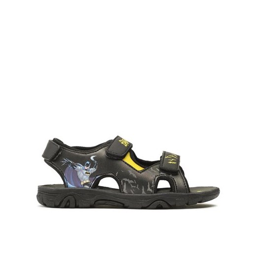 Sandały dziecięce BATMAN czarne na lato na rzepy 