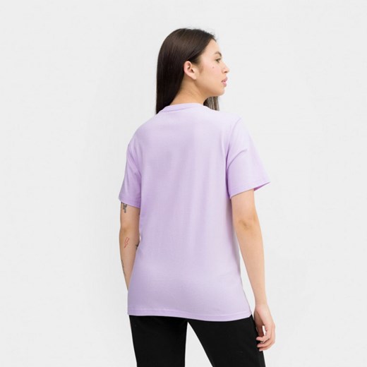 T-shirt męski Converse fioletowy bawełniany z krótkimi rękawami 