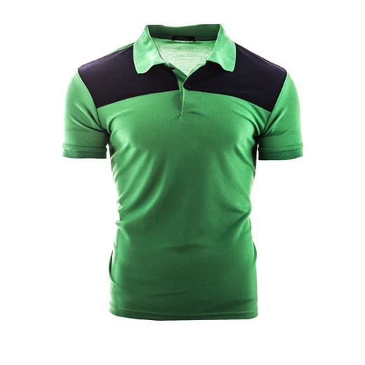 koszulka polo YP320 - zielona ze sklepu Risardi w kategorii T-shirty męskie - zdjęcie 156154453