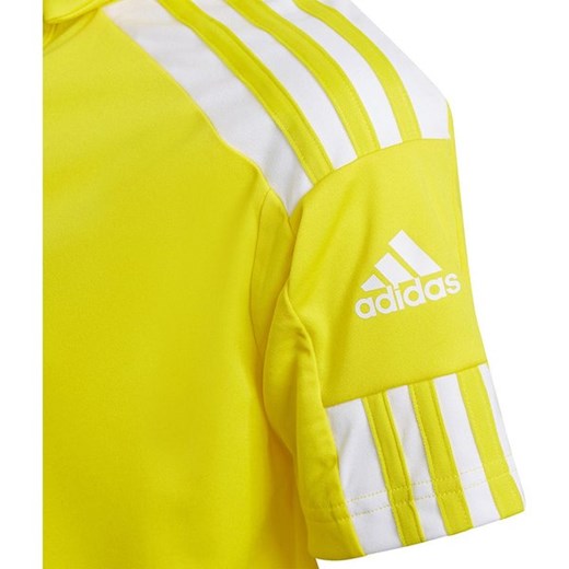 Adidas t-shirt chłopięce żółty z krótkim rękawem 