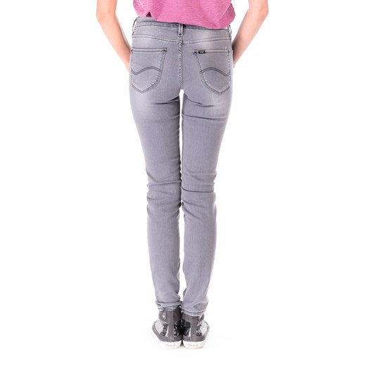 Jeansy Lee Scarlett "Used Grey" be-jeans szary elastyczne