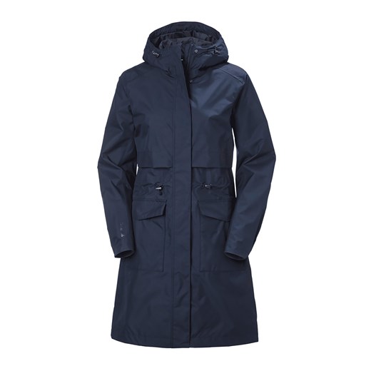 Płaszcz przeciwdeszczowy damski Helly Hansen Lynnwood granatowy 53111_597 Helly Hansen S promocyjna cena sportano.pl
