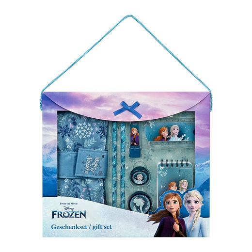Disney Frozen 8-częściowy zestaw w kolorze niebieskim do pisania rozmiar: onesize Limango Polska