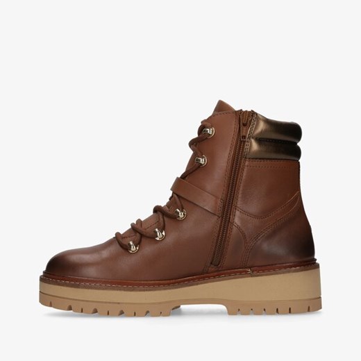 TOMMY HILFIGER POLISHED LEATHER FLAT BOOT Tommy Hilfiger 36 okazyjna cena Symbiosis