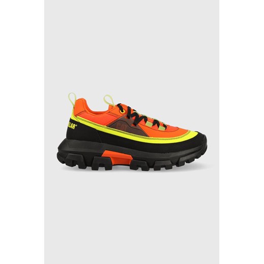 Caterpillar sneakersy skórzane RAIDER LACE SUPERCHARGED kolor pomarańczowy P111052 ze sklepu ANSWEAR.com w kategorii Buty sportowe damskie - zdjęcie 156183743