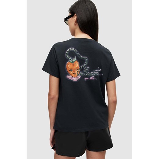 AllSaints t-shirt bawełniany kolor czarny M ANSWEAR.com