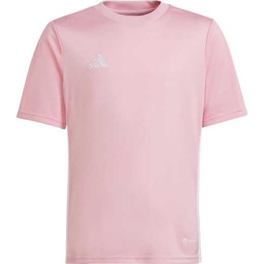 T-shirt chłopięce Adidas różowy z jerseyu 