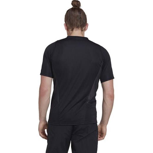 T-shirt męski Adidas w paski z krótkim rękawem 