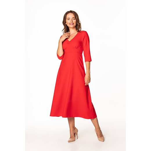 Sukienka w kolorze czerwonym Tessita XL Limango Polska okazyjna cena