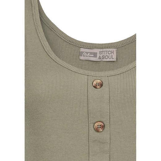 Bluzka w kolorze khaki XL promocyjna cena Limango Polska