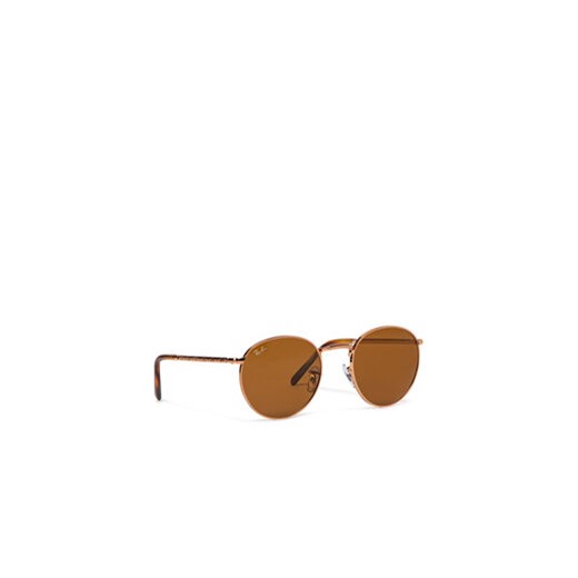 Ray-Ban Okulary przeciwsłoneczne New Round 0RB3637 920233 Brązowy 53 MODIVO okazyjna cena