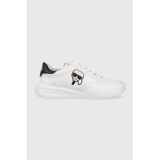 Karl Lagerfeld sneakersy skórzane KAPRI RUN KL52830.011 kolor biały ze sklepu ANSWEAR.com w kategorii Buty sportowe męskie - zdjęcie 156219283