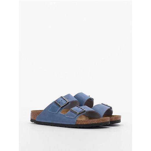 Klapki Birkenstock Arizona SFB LEOI Oiled Leather Dusty Blue Narrow 42 runcolors