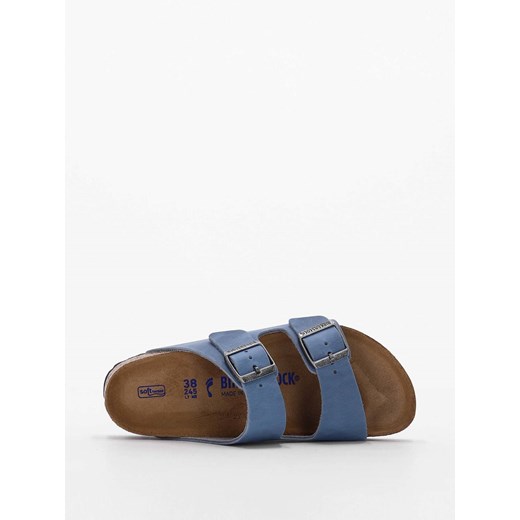 Klapki Birkenstock Arizona SFB LEOI Oiled Leather Dusty Blue Narrow 42 runcolors