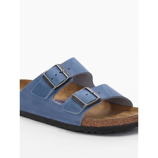 Klapki Birkenstock Arizona SFB LEOI Oiled Leather Dusty Blue Narrow 42 runcolors