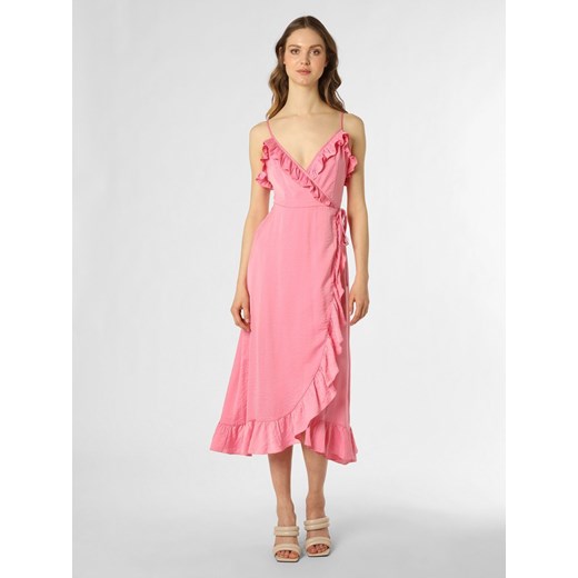EDITED Sukienka damska Kobiety Sztuczne włókno różowy jednolity ze sklepu vangraaf w kategorii Sukienki - zdjęcie 156235923