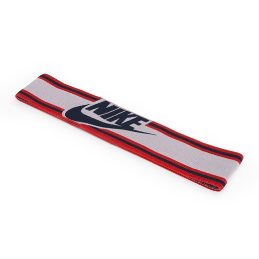 Opaska na głowę męska Nike Elastic Headband biało-czerwona N1003550-123 Nike OS sportano.pl