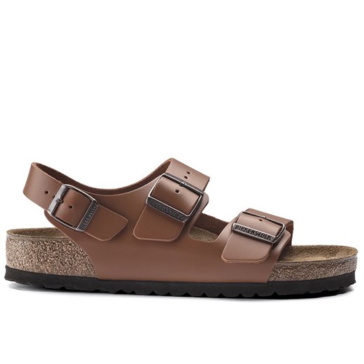 Sandały Birkenstock Milano 1019066 - brązowe ze sklepu streetstyle24.pl w kategorii Sandały męskie - zdjęcie 156250362