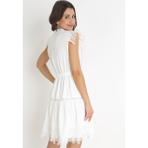 Born2be sukienka biała 