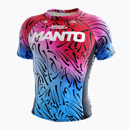 Rashguard męski MANTO Multi Gradient czerwony MNR854_BLK_2S Manto L okazja sportano.pl