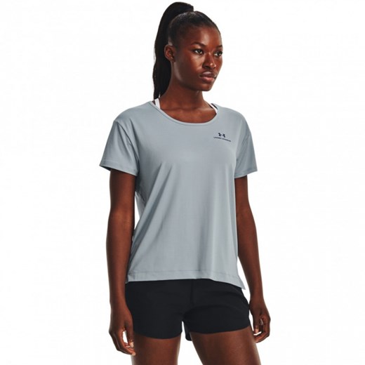 Damska koszulka treningowa Under Armour UA Rush Energy Core - szara Under Armour S wyprzedaż Sportstylestory.com