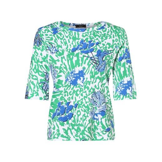 Marc Cain Sports T-shirt damski Kobiety Bawełna zielony wzorzysty ze sklepu vangraaf w kategorii Bluzki damskie - zdjęcie 156258293
