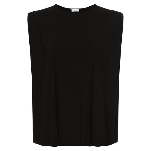 Bluzka damska czarna S.Oliver Black Label casual z okrągłym dekoltem bez rękawów 