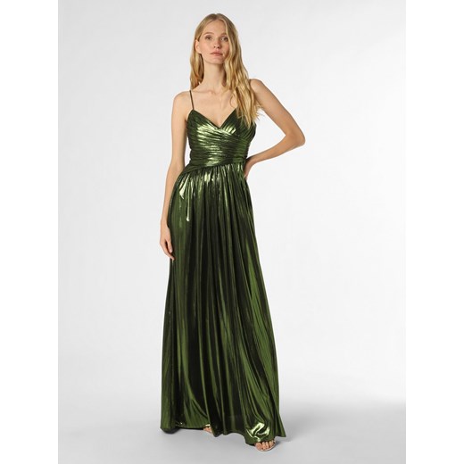 Marie Lund Damska sukienka wieczorowa Kobiety Sztuczne włókno zielony jednolity ze sklepu vangraaf w kategorii Sukienki - zdjęcie 156259100