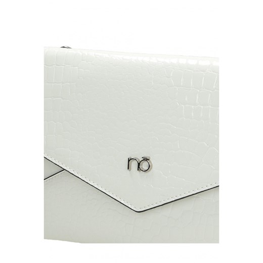 Torebka wieczorowa kopertówka Nobo na łańcuszku biała Nobo Uniwersalny NOBOBAGS.COM okazja