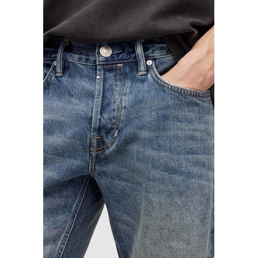 AllSaints szorty jeansowe bawełniane kolor niebieski 33 ANSWEAR.com