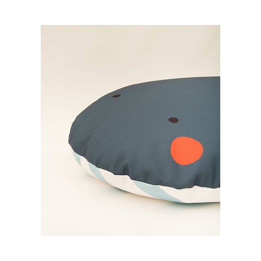 The Wild Hug Poduszka podłogowa &quot;Whale&quot; w kolorze niebiesko-białym - The Wild Hug onesize Limango Polska