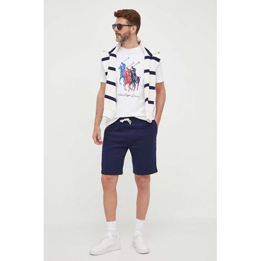 Polo Ralph Lauren t-shirt bawełniany kolor biały z nadrukiem Polo Ralph Lauren S ANSWEAR.com