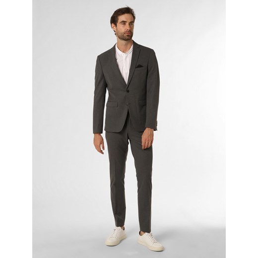Finshley & Harding Męski garnitur Mężczyźni Slim Fit antracytowy marmurkowy Finshley & Harding 54 vangraaf