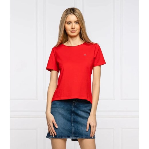 Tommy Jeans T-shirt | Slim Fit Tommy Jeans XS wyprzedaż Gomez Fashion Store
