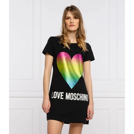 Love Moschino Sukienka Love Moschino 34 okazyjna cena Gomez Fashion Store