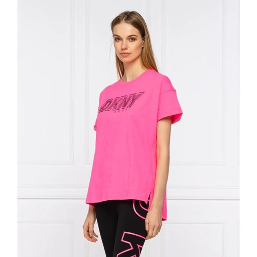 DKNY Sport T-shirt RHINESTO | Relaxed fit XS okazja Gomez Fashion Store
