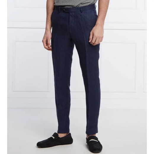 Oscar Jacobson Lniane spodnie Denz | Regular Fit Oscar Jacobson 50 okazja Gomez Fashion Store