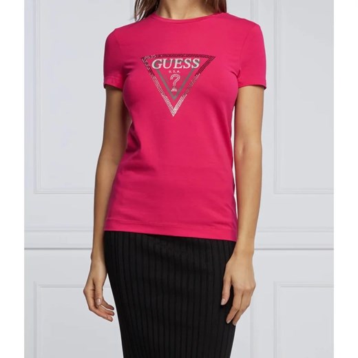 GUESS JEANS T-shirt AMALUR | Regular Fit S okazyjna cena Gomez Fashion Store