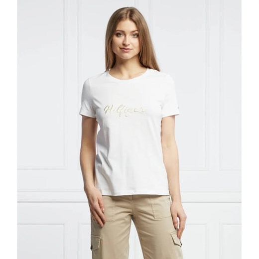 Tommy Hilfiger T-shirt | Regular Fit Tommy Hilfiger XS wyprzedaż Gomez Fashion Store