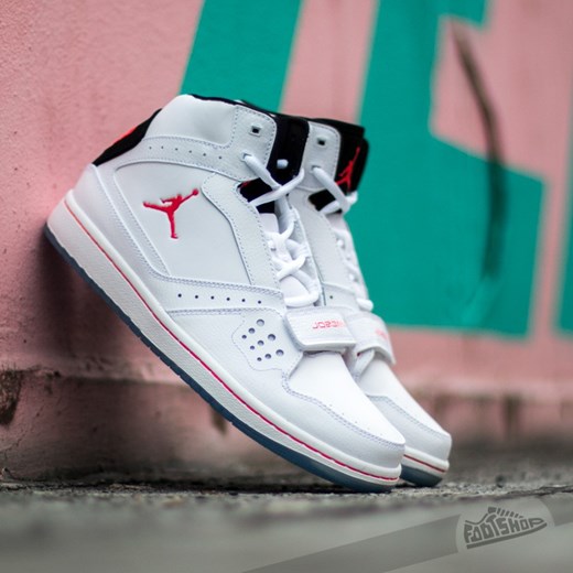 Jordan 1 Flight Strap  White/Infrared 23-Black footshop-pl turkusowy 