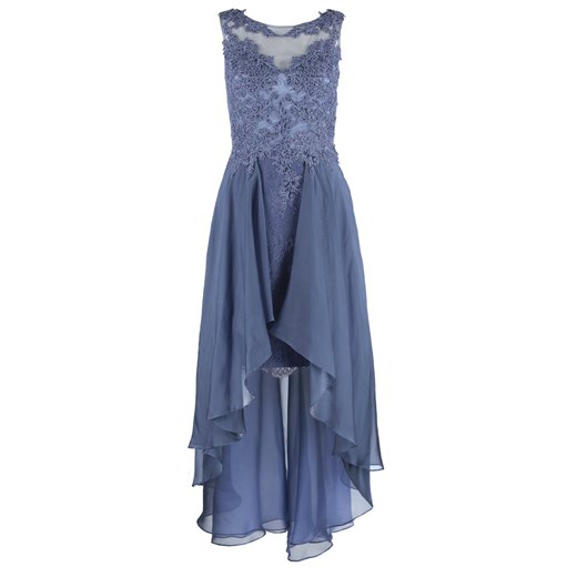 Luxuar Fashion Suknia balowa graublau zalando niebieski abstrakcyjne wzory